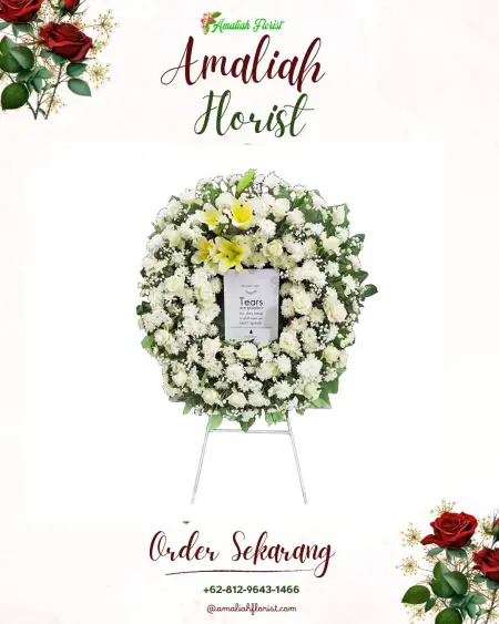 Krans Bunga Duka Ciasem Tengah